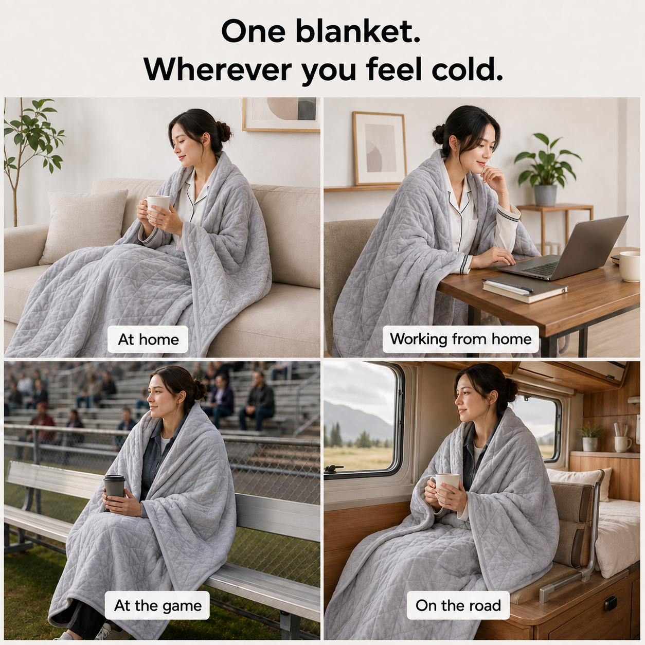 Snurzy Heated Throw Blanket
