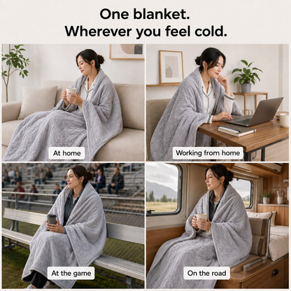 Snurzy Heated Throw Blanket